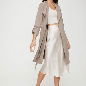 Babaton Flowy Trench Coat